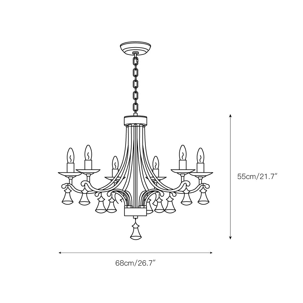 Vesca Chandelier - view 4
