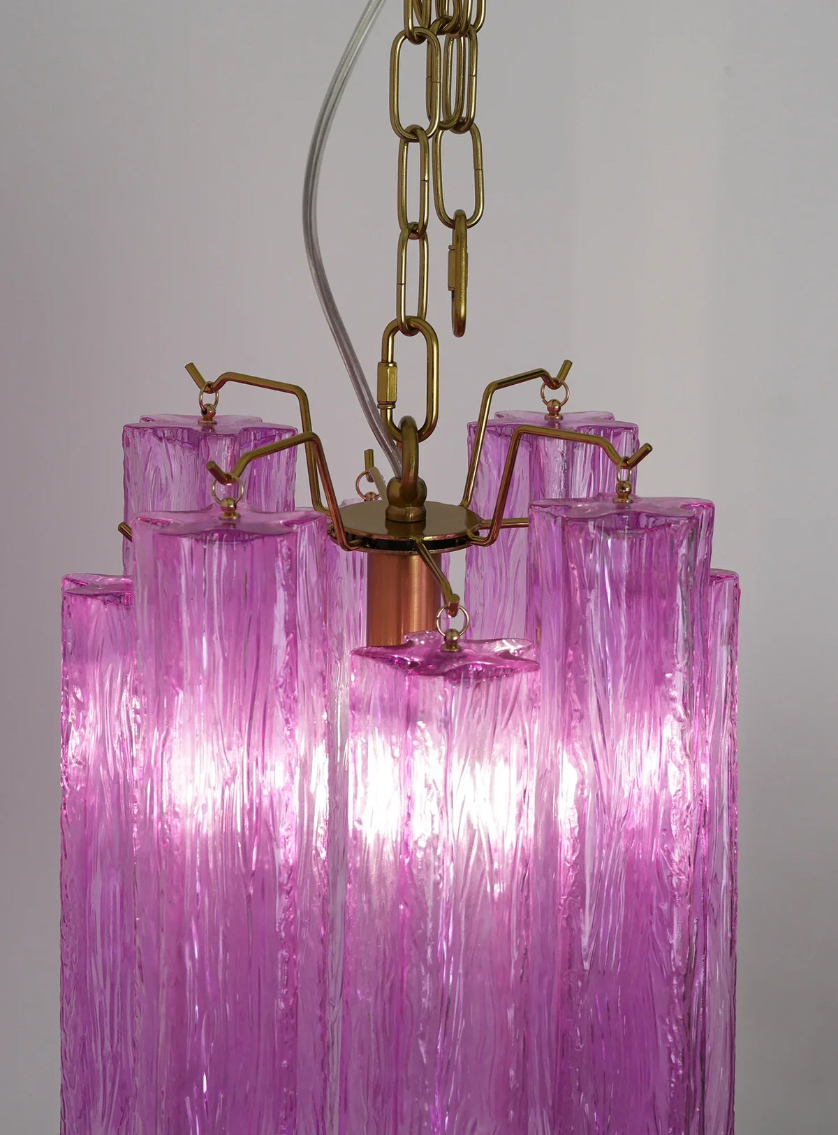 Vintage Amethyst Murano Glass Chandelier - view 15