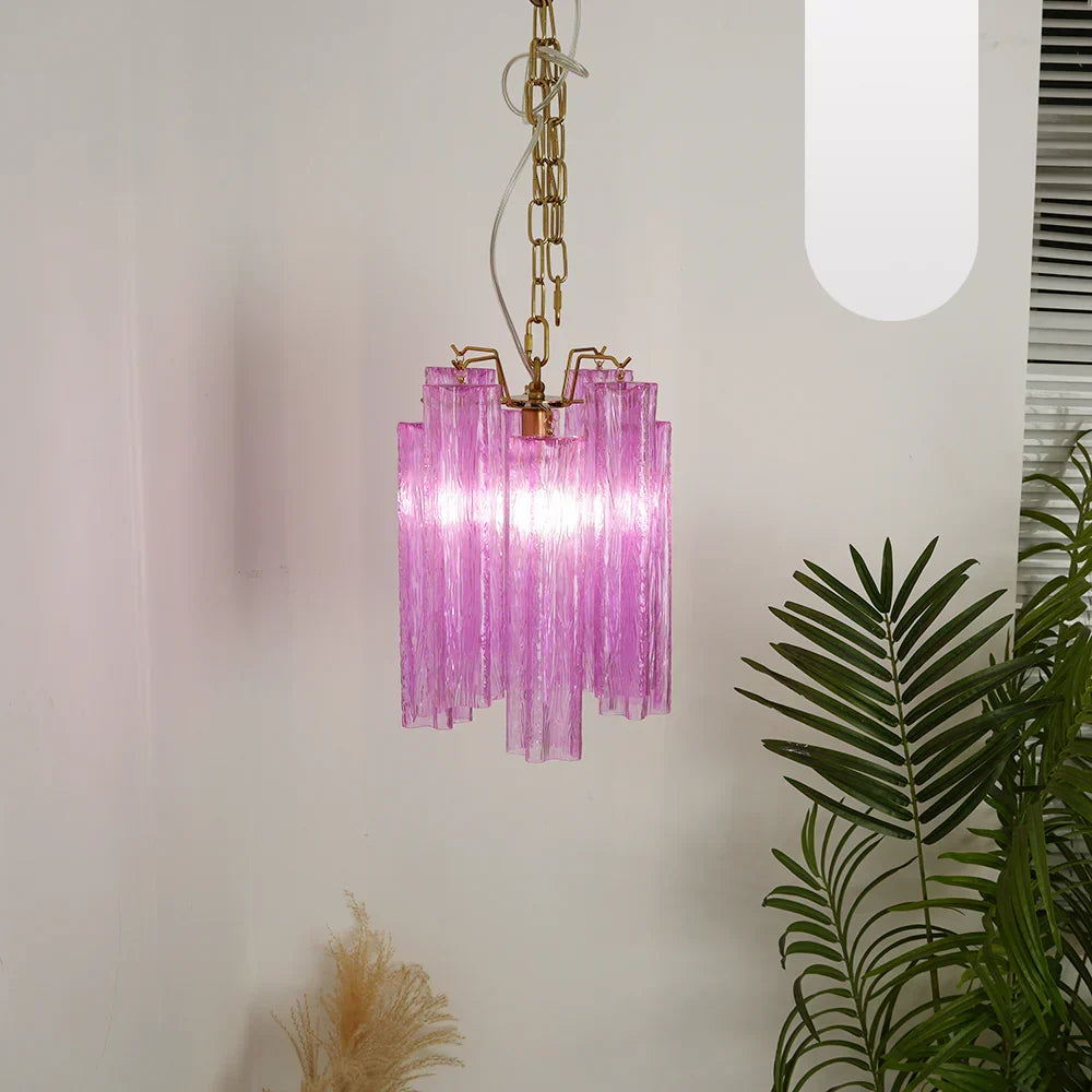 Vintage Amethyst Murano Glass Chandelier - view 10