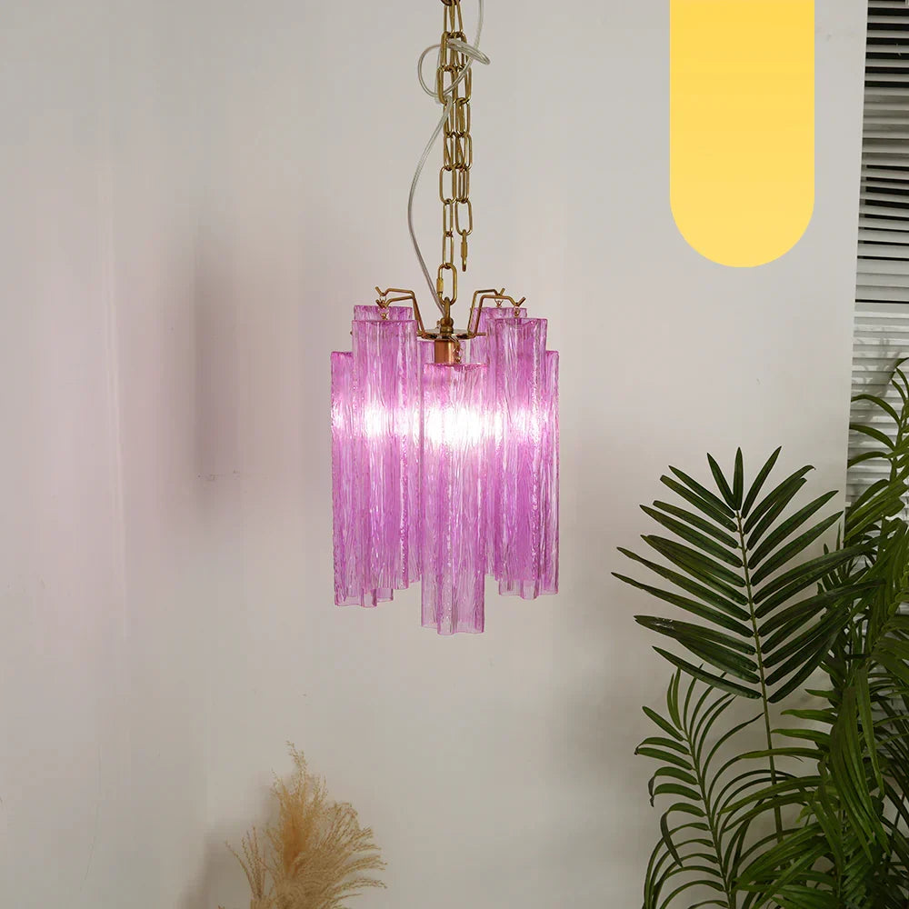 Vintage Amethyst Murano Glass Chandelier - view 11