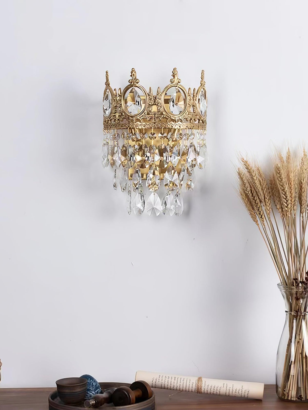 Vintage Crystal  Wall lamp