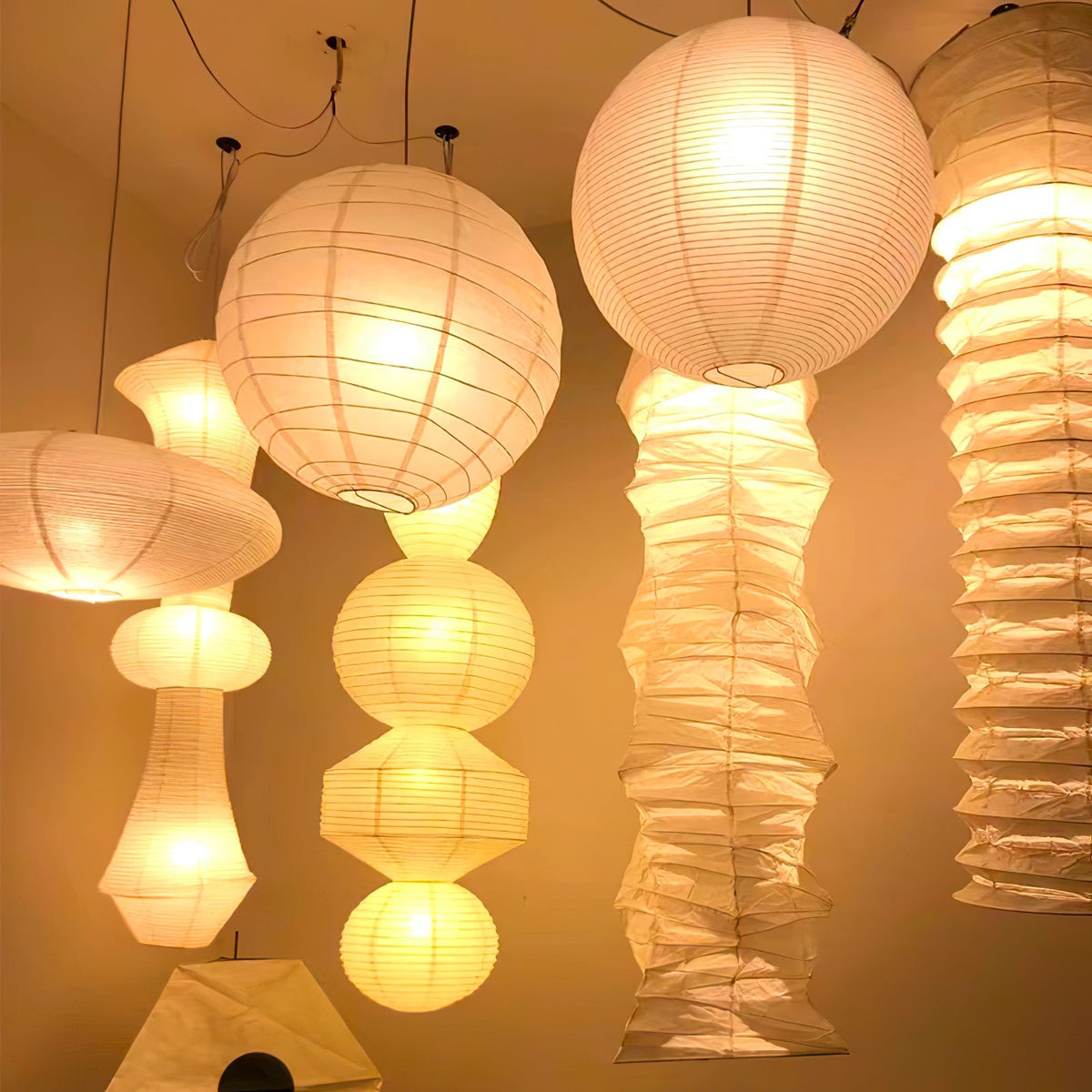 Washi Paper A Pendant Lamp - view 37