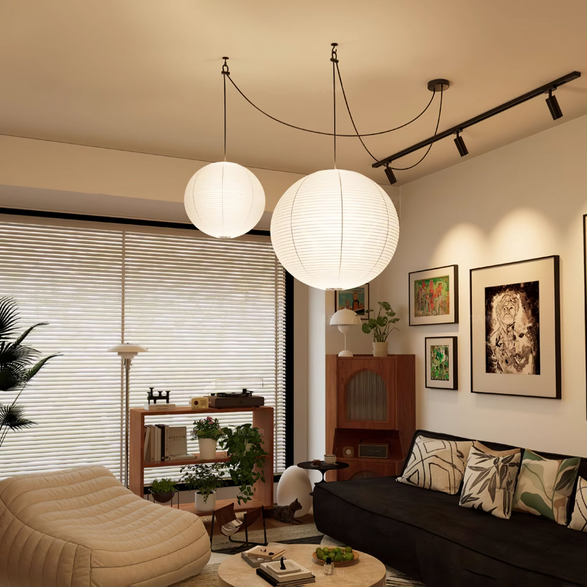 Washi Paper A Pendant Lamp - view 71