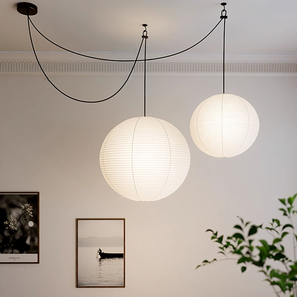 Washi Paper A Pendant Lamp - view 72
