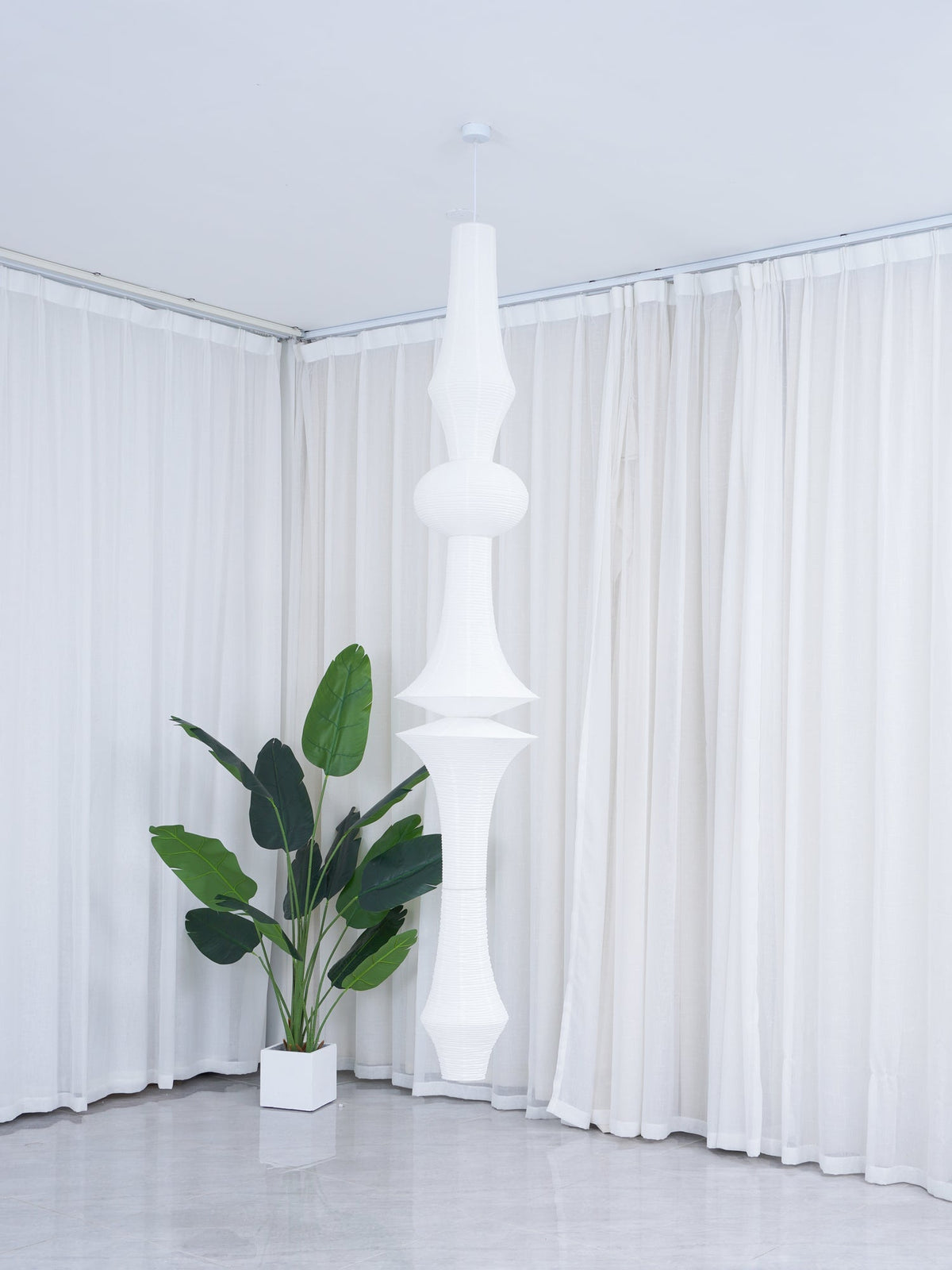 Washi Paper E Pendant Light - view 72