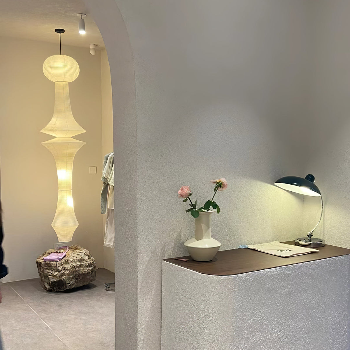 Washi Paper E Pendant Light - view 52