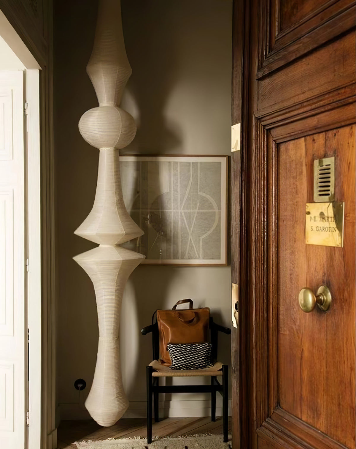 Washi Paper E Pendant Light - view 57