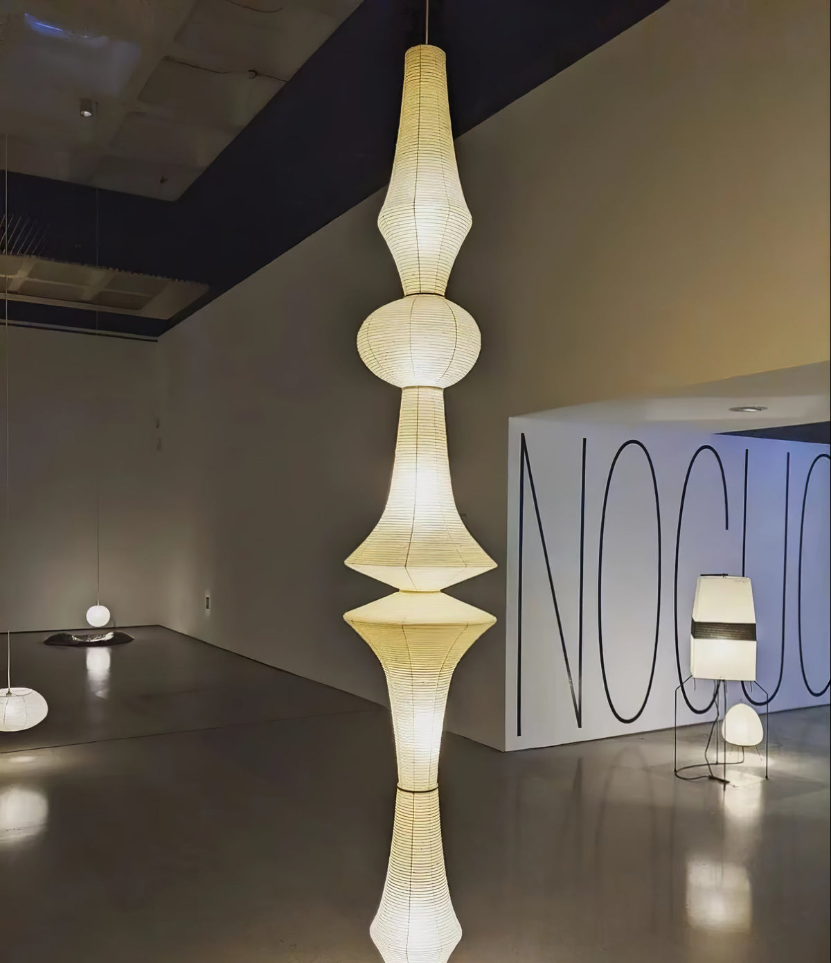 Washi Paper E Pendant Light - view 63