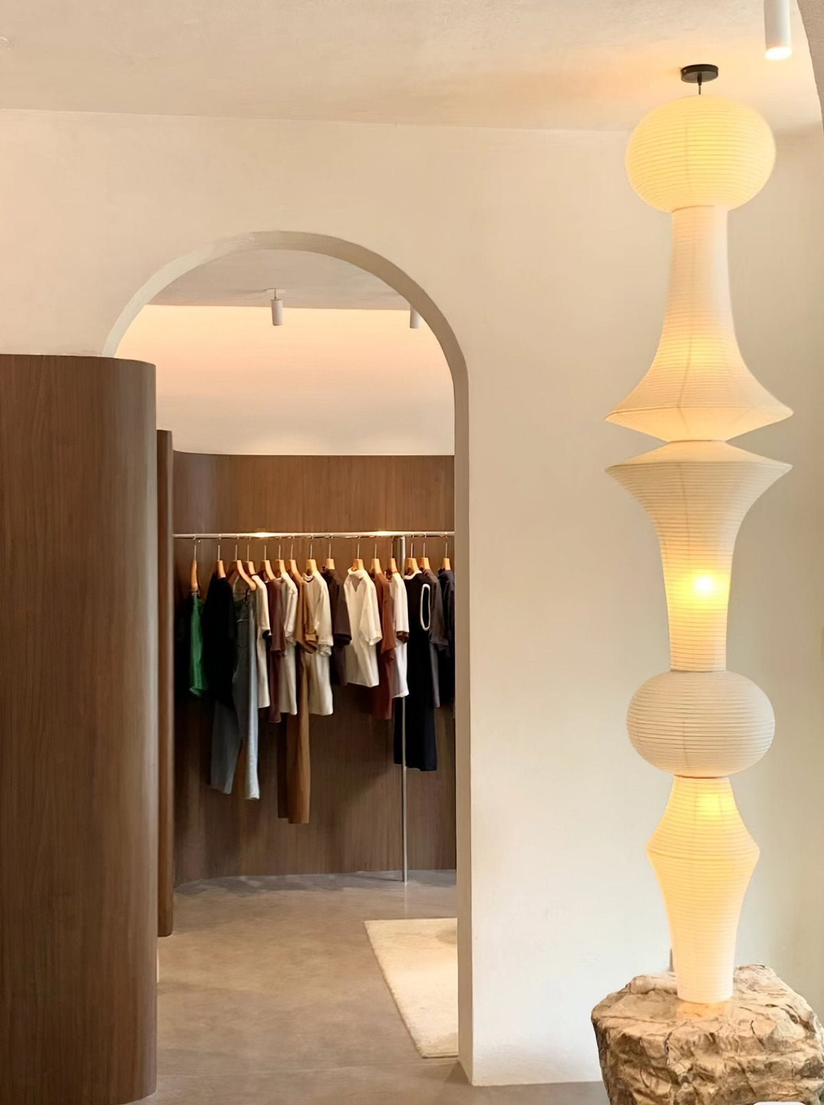 Washi Paper E Pendant Light - view 40
