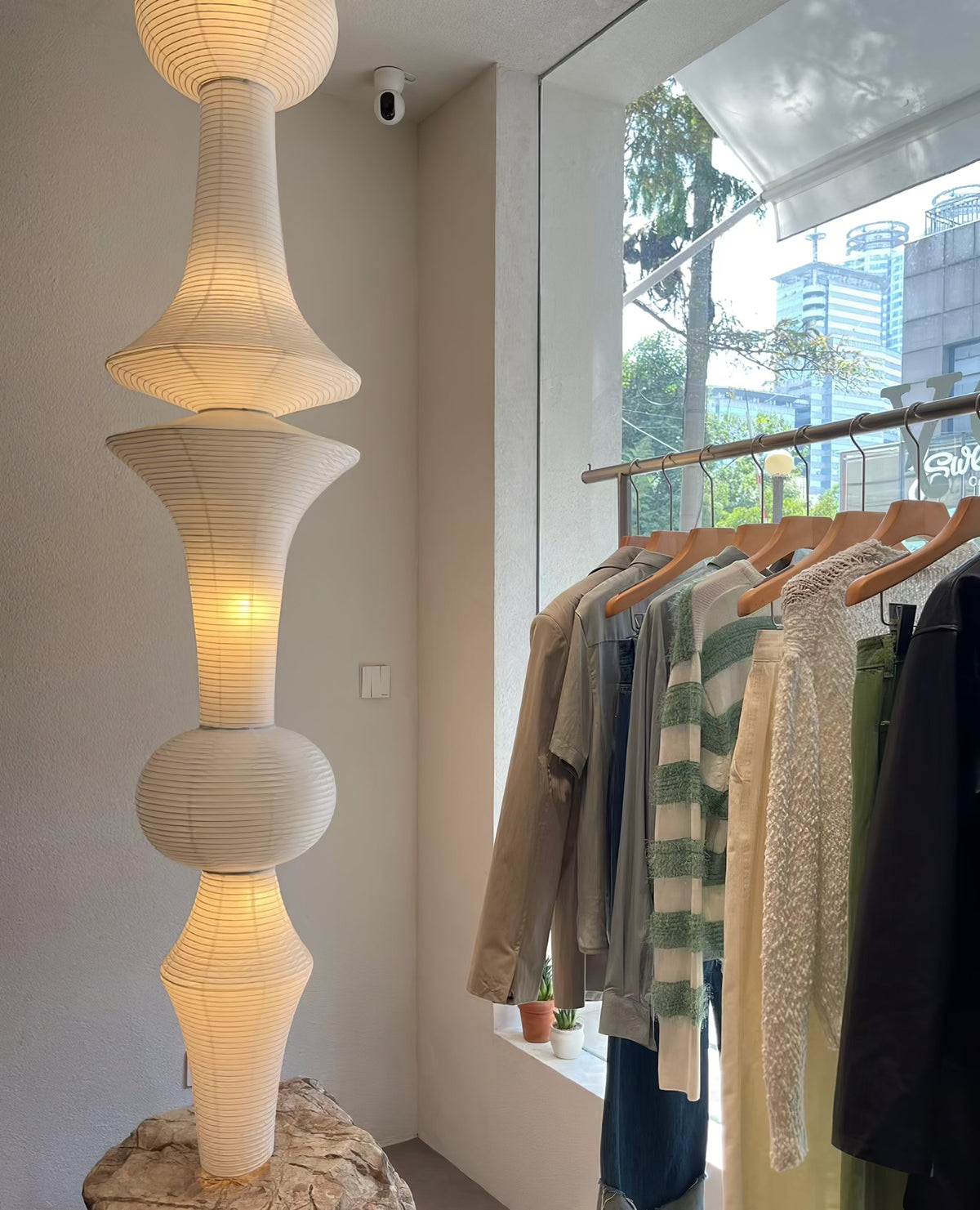 Washi Paper E Pendant Light - view 46
