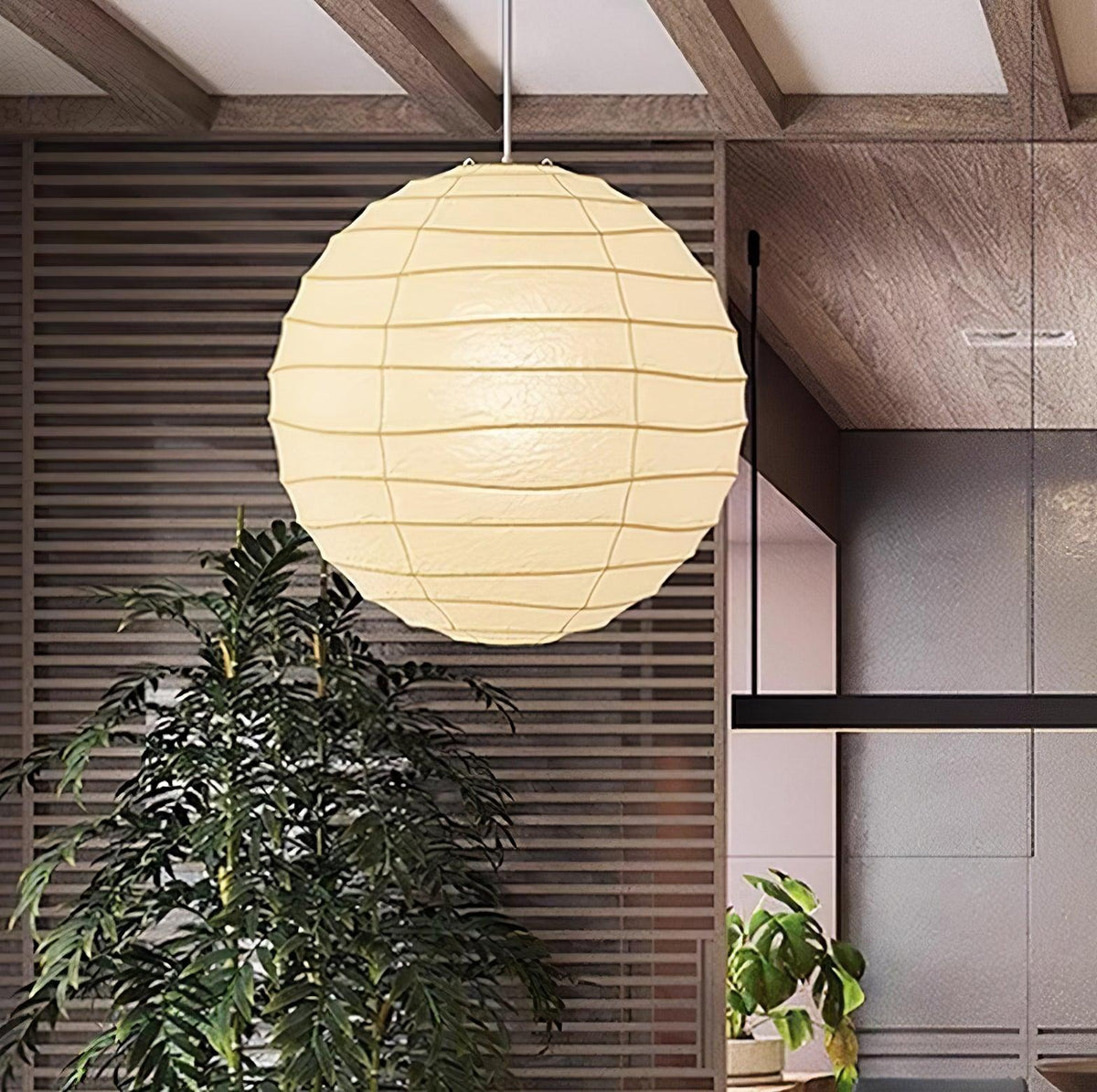 Washi Paper Pendant Lamp - view 14