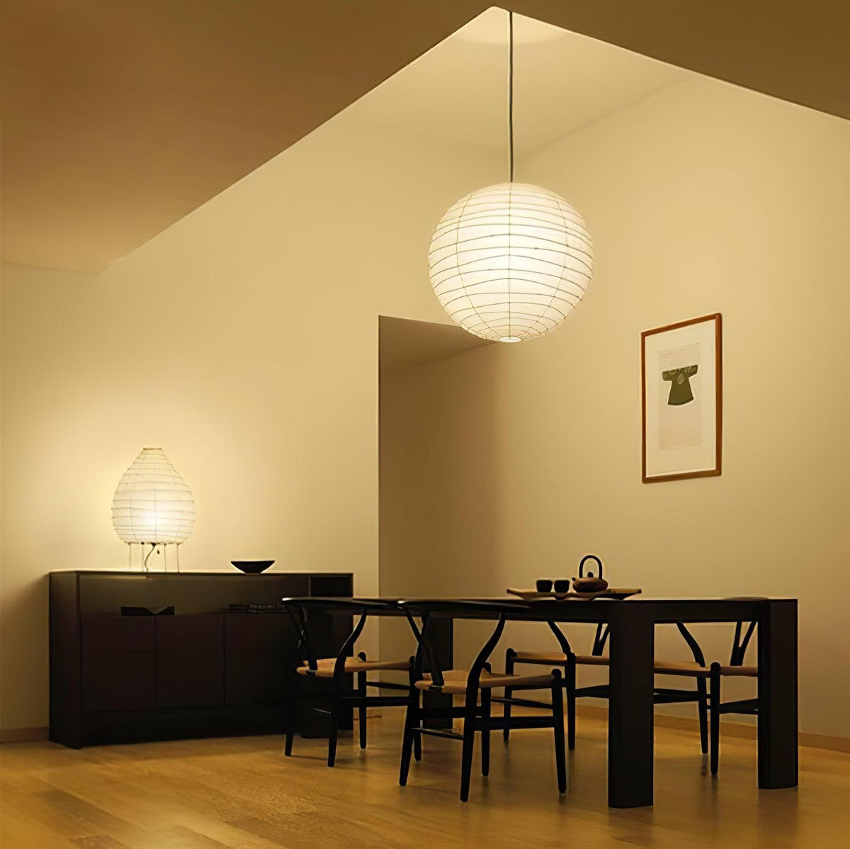 Washi Paper Pendant Lamp - view 18