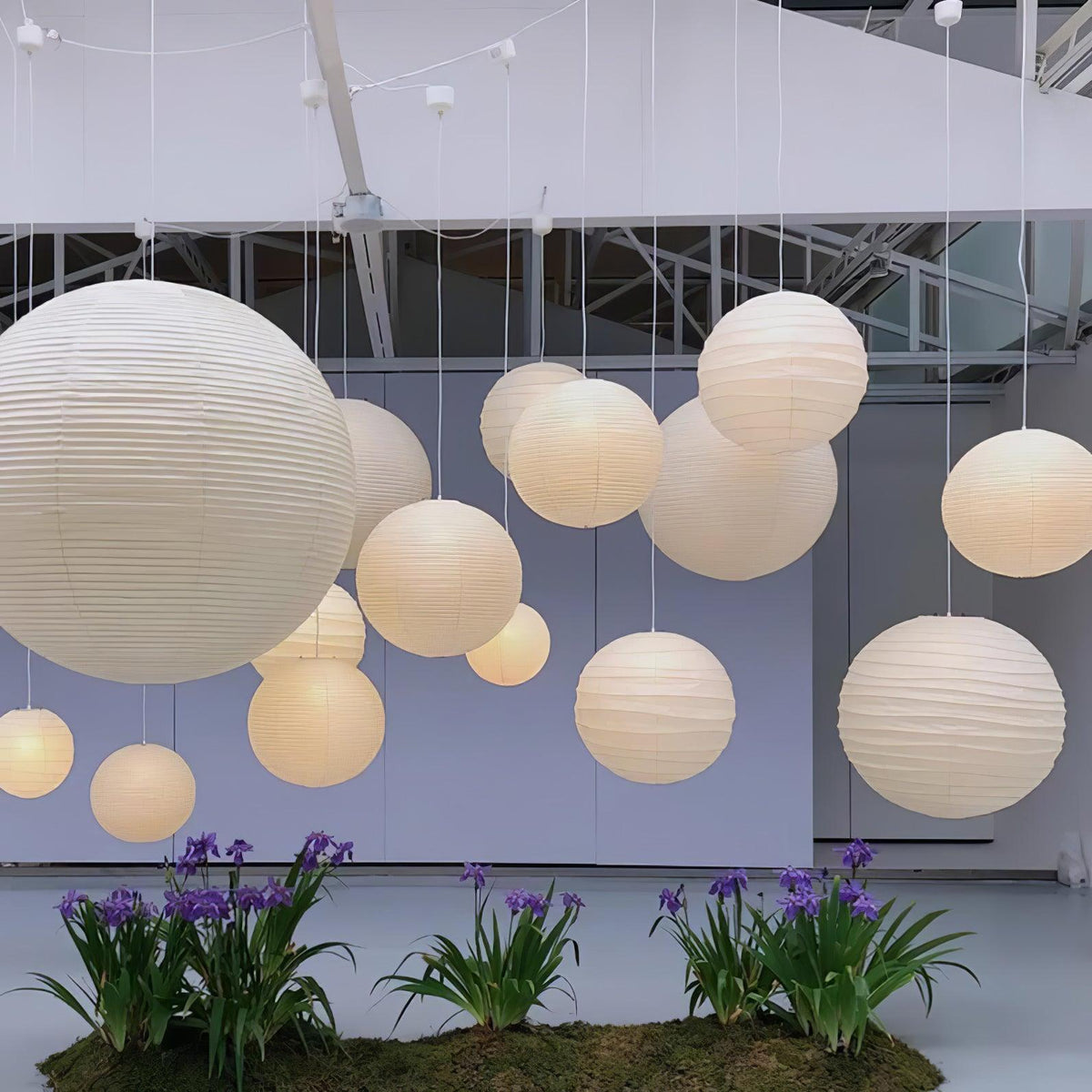 Washi Paper Pendant Lamp - view 19