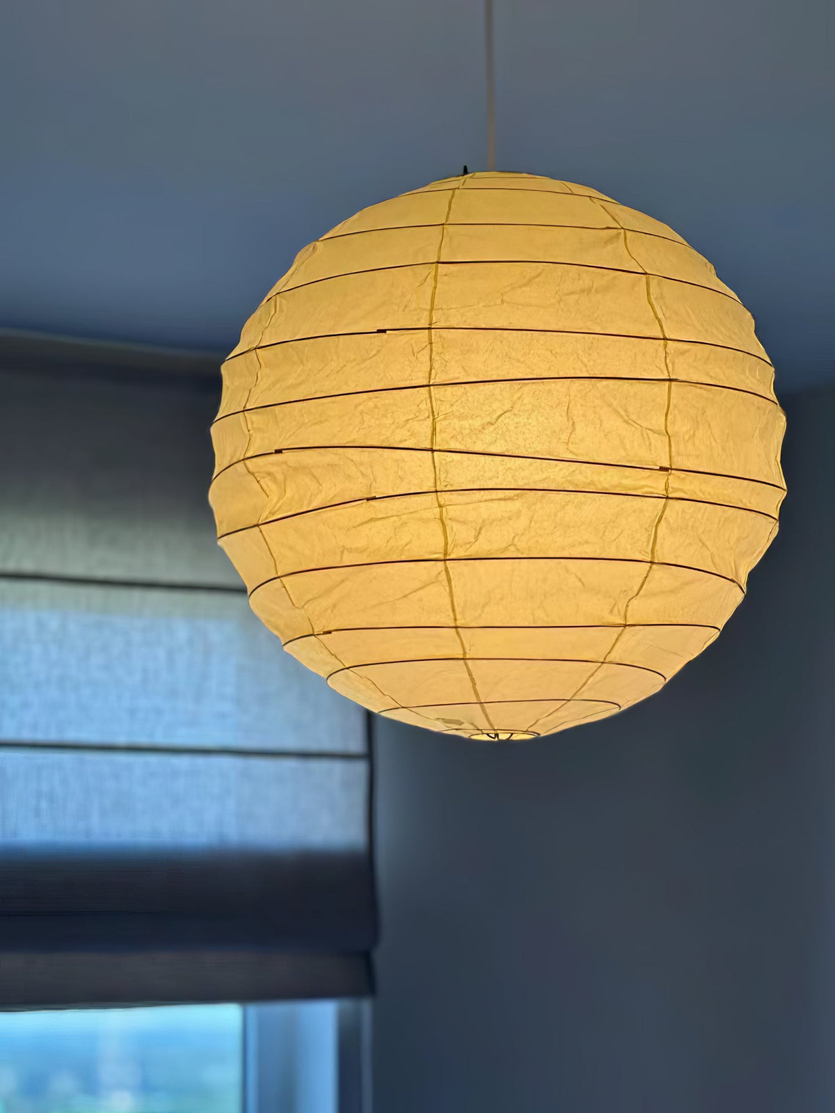 Washi Paper Pendant Swag Lamp - view 44