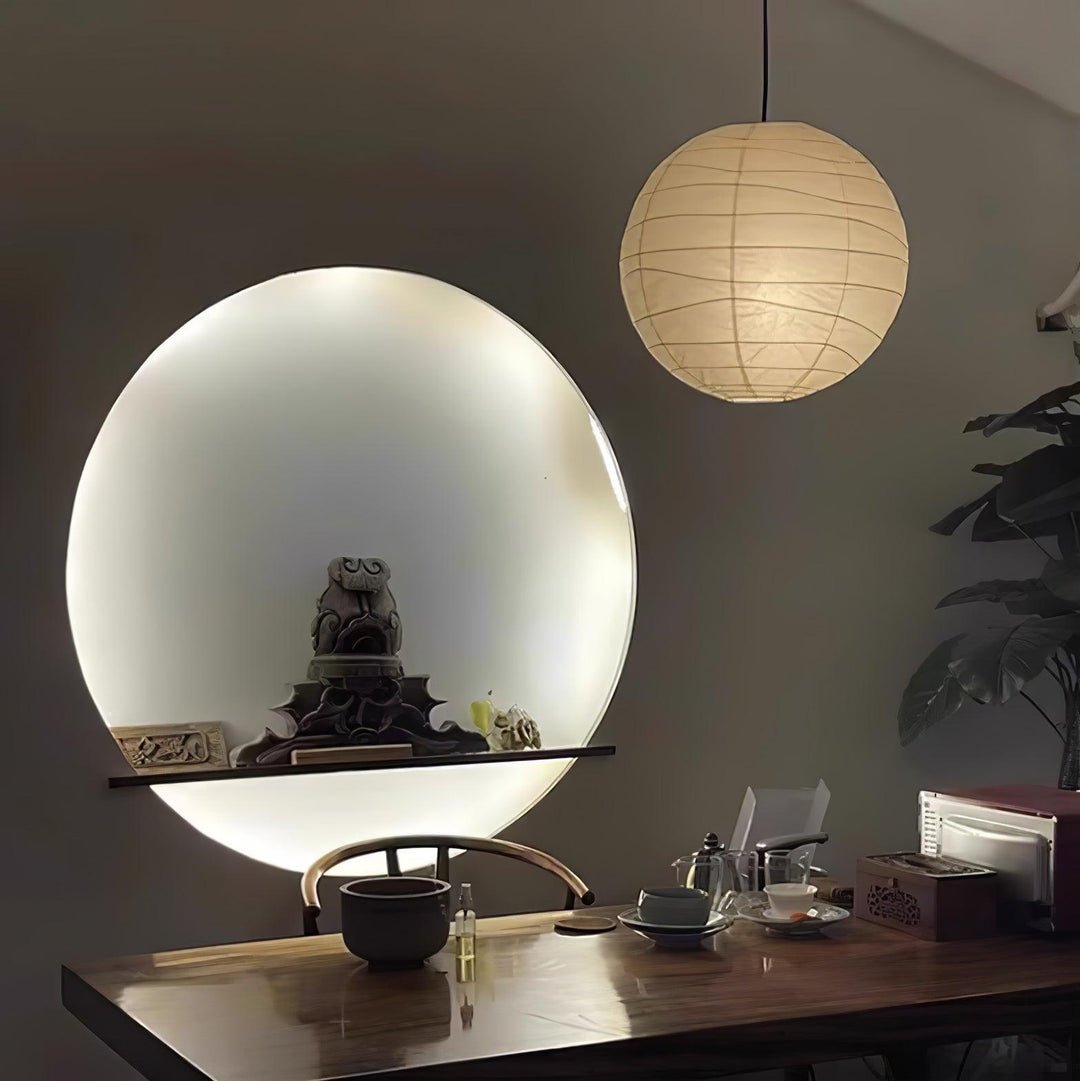Washi Paper Pendant Swag Lamp - view 12