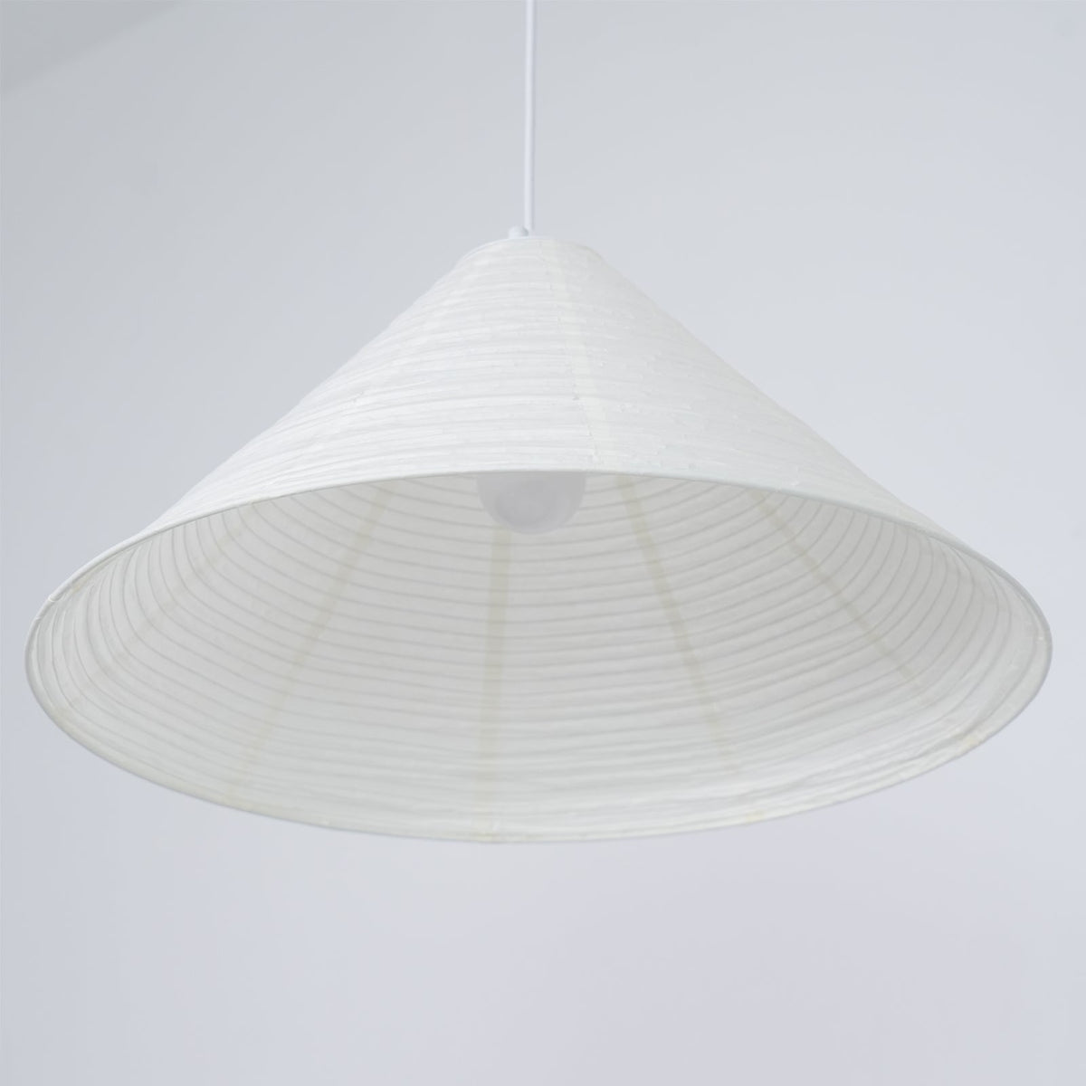 Washi Paper Pyramid Pendant Lamp - view 15