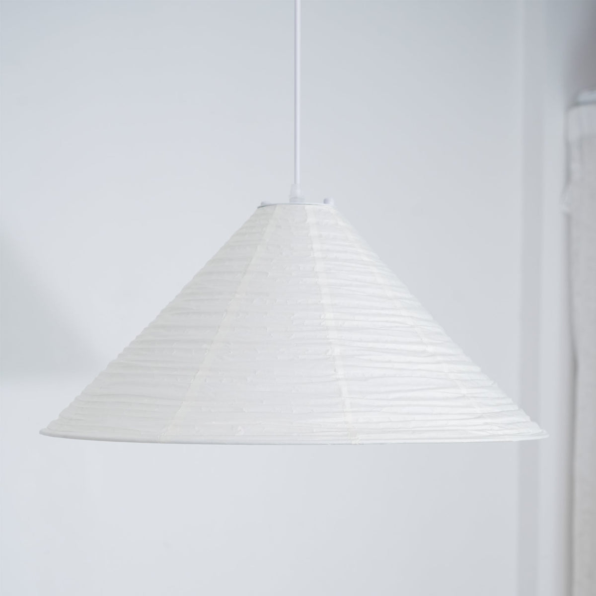 Washi Paper Pyramid Pendant Lamp - view 20