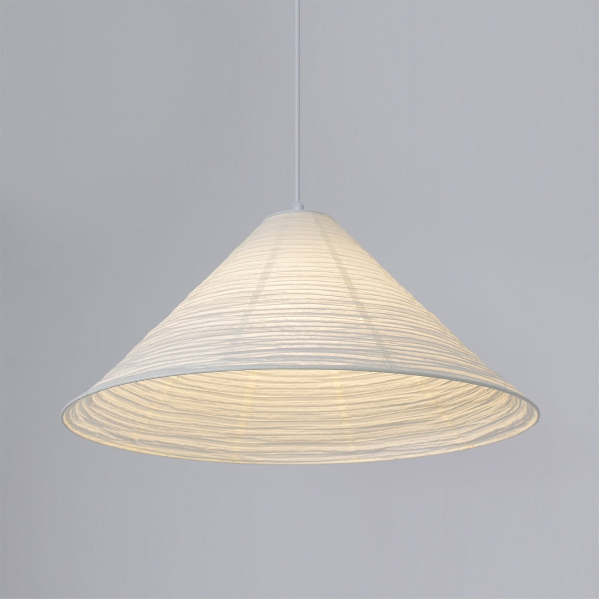 Washi Paper Pyramid Pendant Lamp - view 21