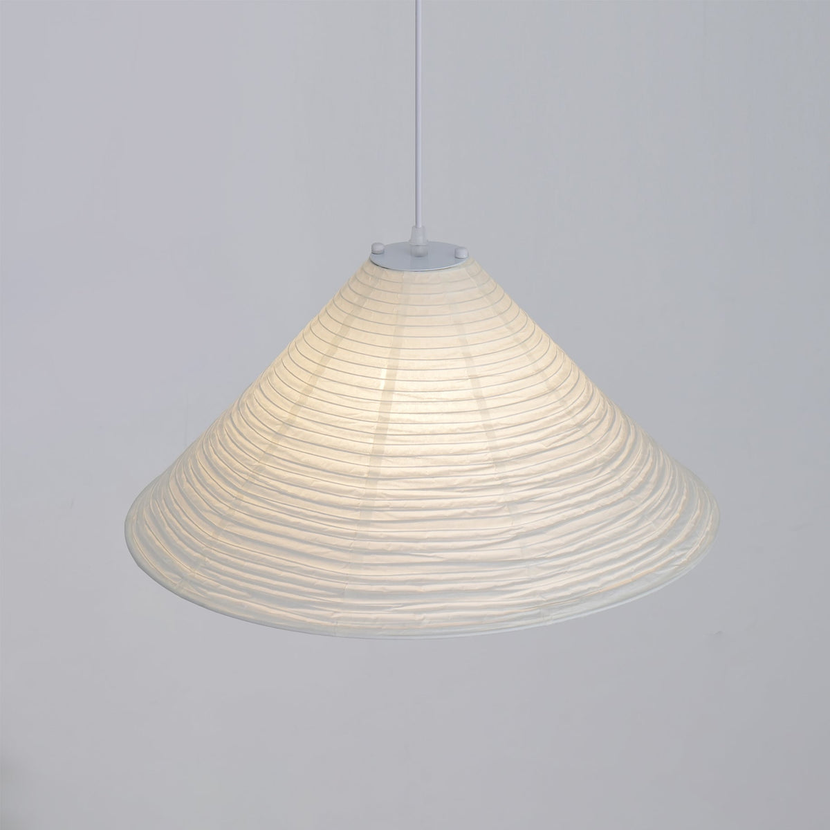 Washi Paper Pyramid Pendant Lamp - view 29
