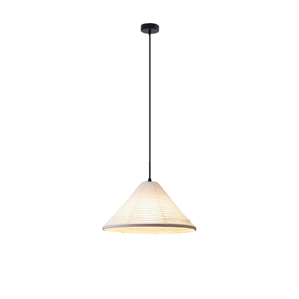 Washi Paper Pyramid Pendant Lamp - view 34