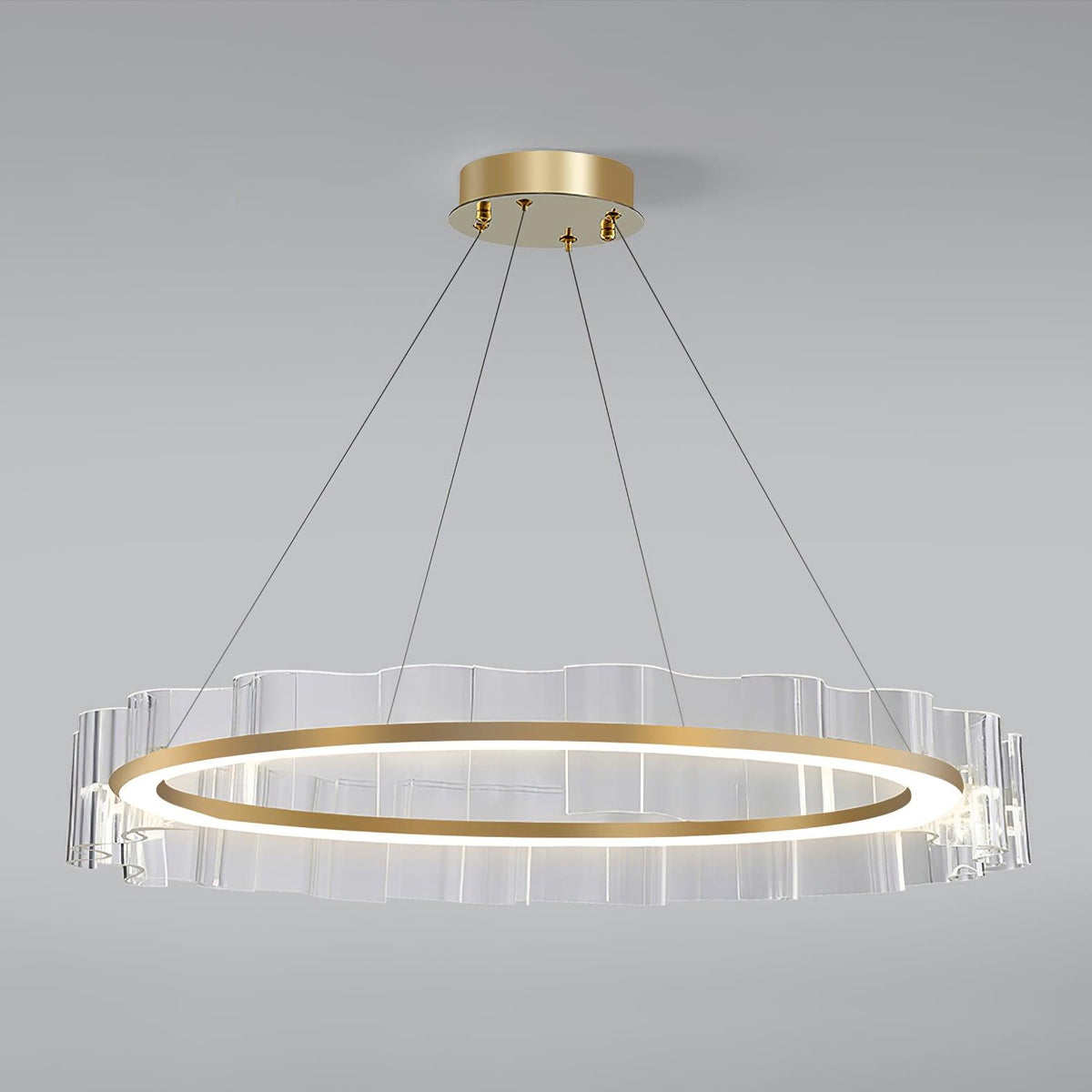 Water Wave Glass Chandelier