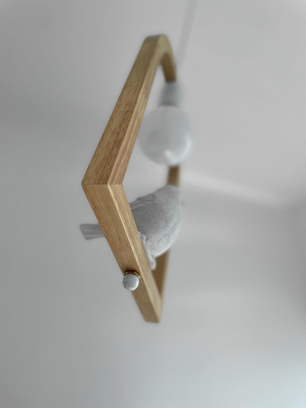 Wood Bird Resin Pendant Light - view 23