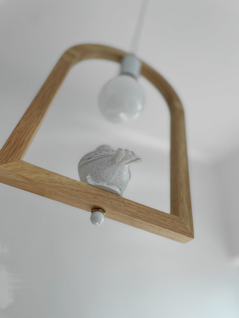 Wood Bird Resin Pendant Light - view 24