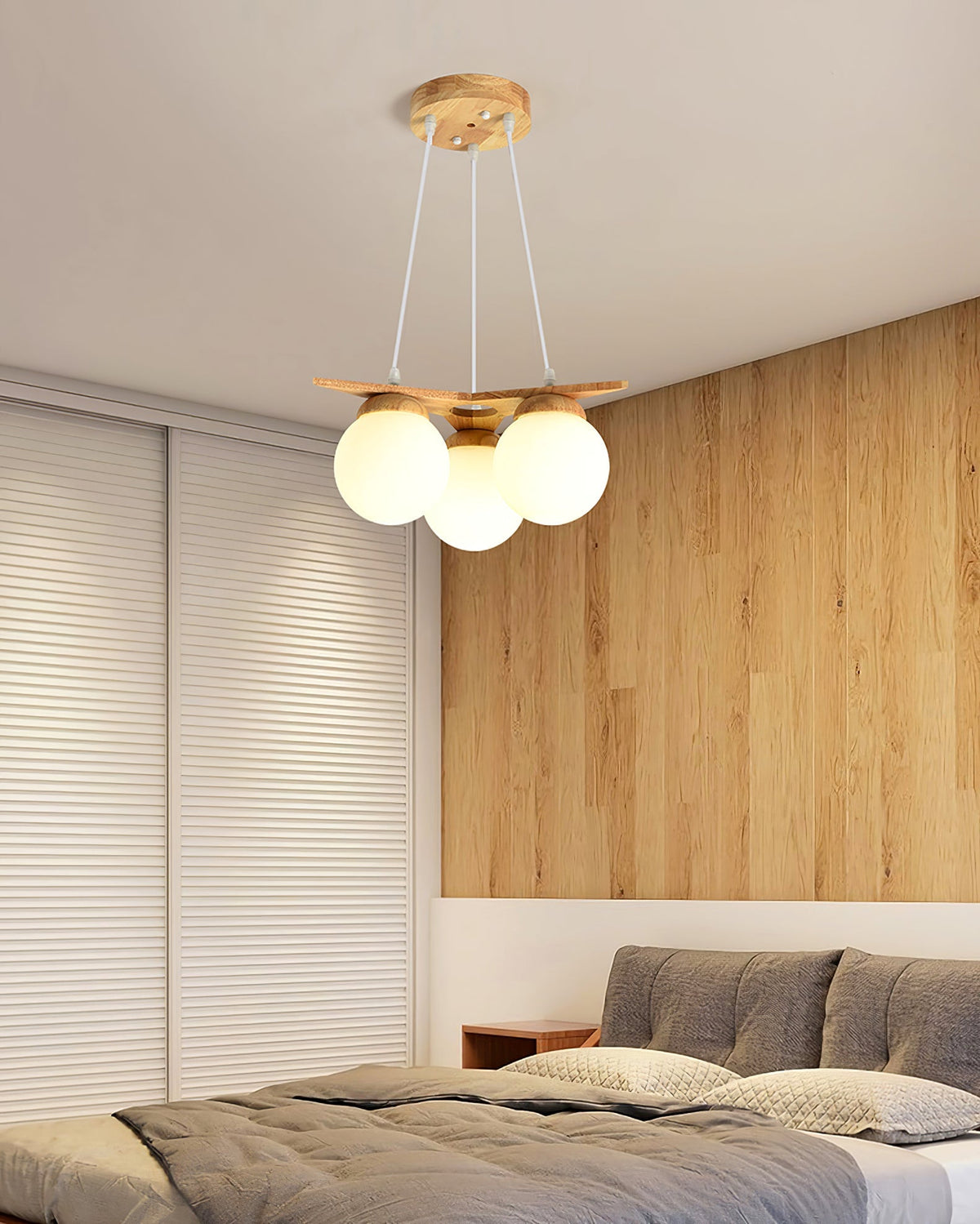 Wooden Star With Glass Chandelier - view 24
