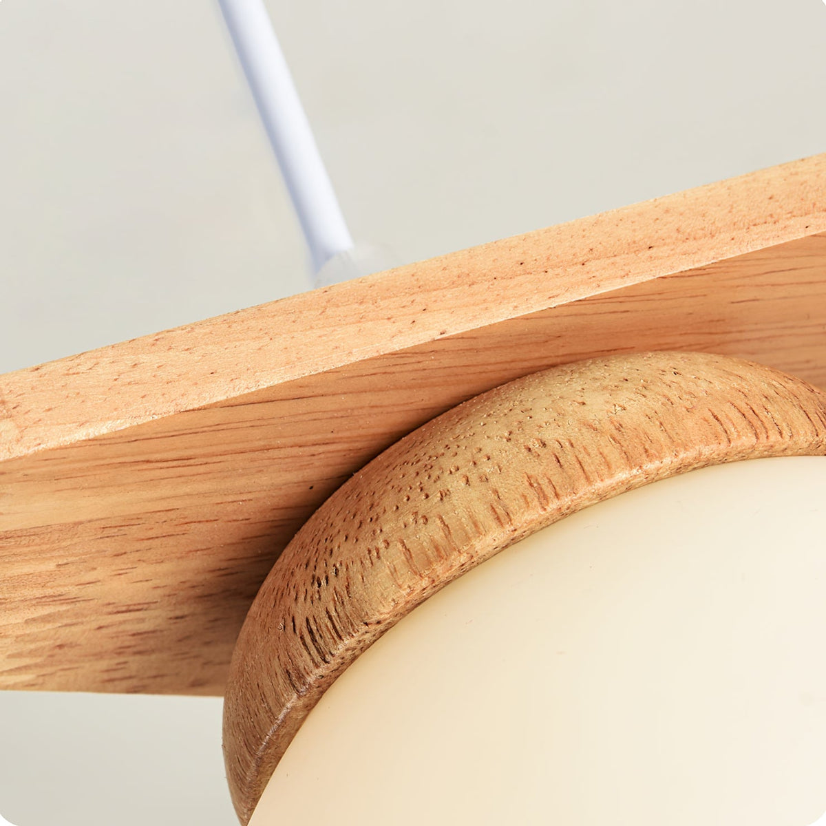 Wooden Star With Glass Chandelier - view 34