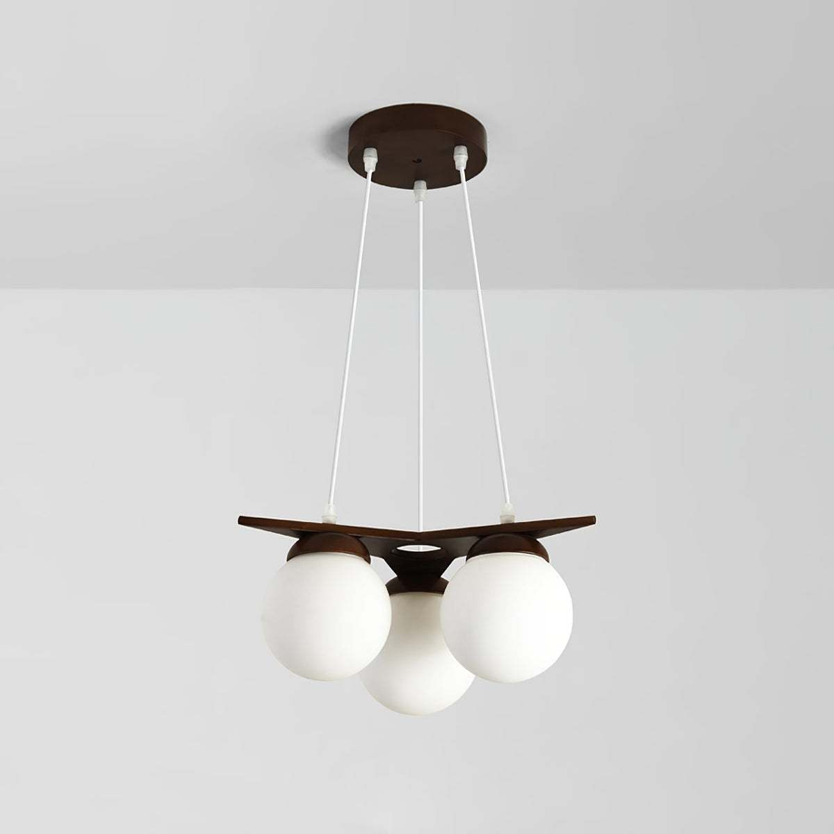 Wooden Star With Glass Chandelier - view 37