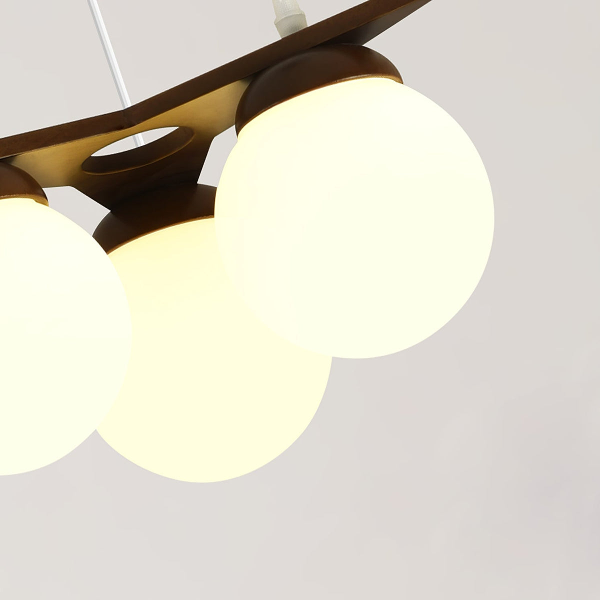 Wooden Star With Glass Chandelier - view 41
