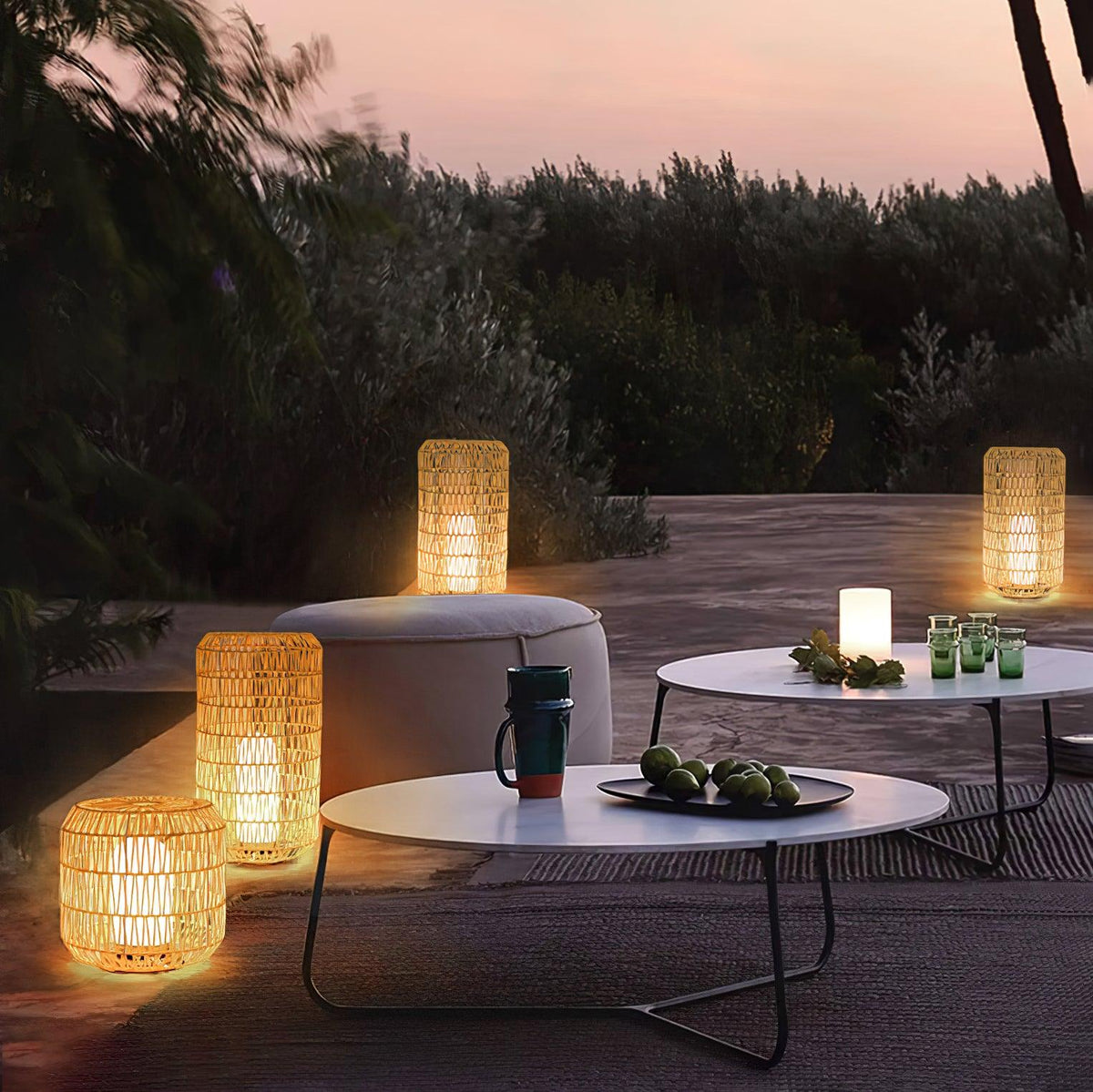 Woven Rattan Outdoor Lamp - view 19