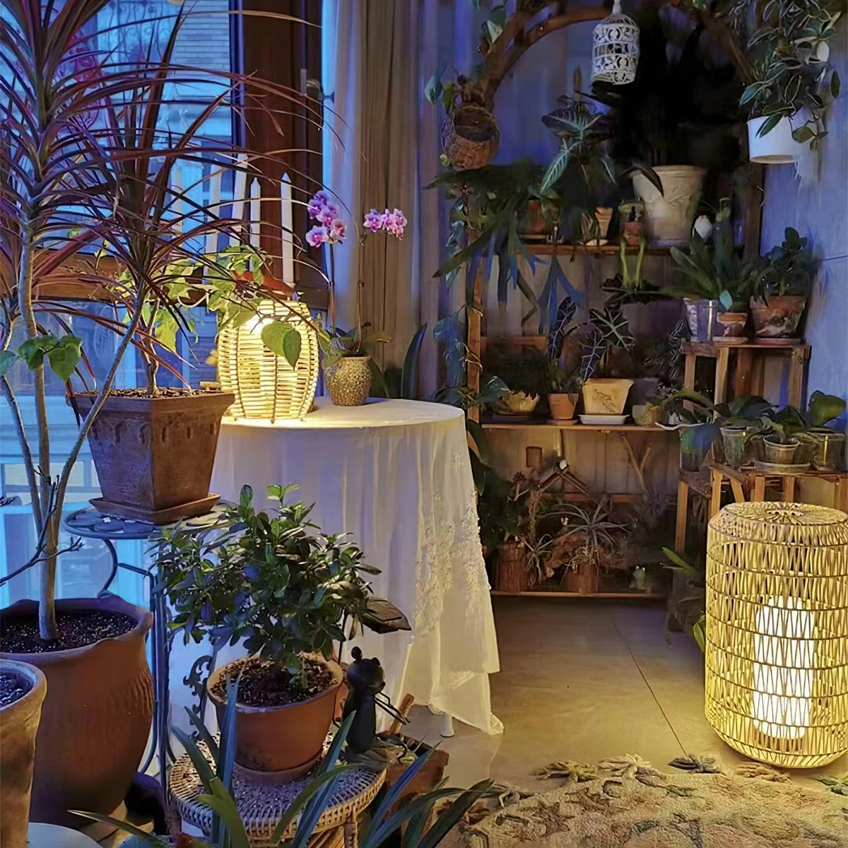 Woven Rattan Outdoor Lamp - view 20