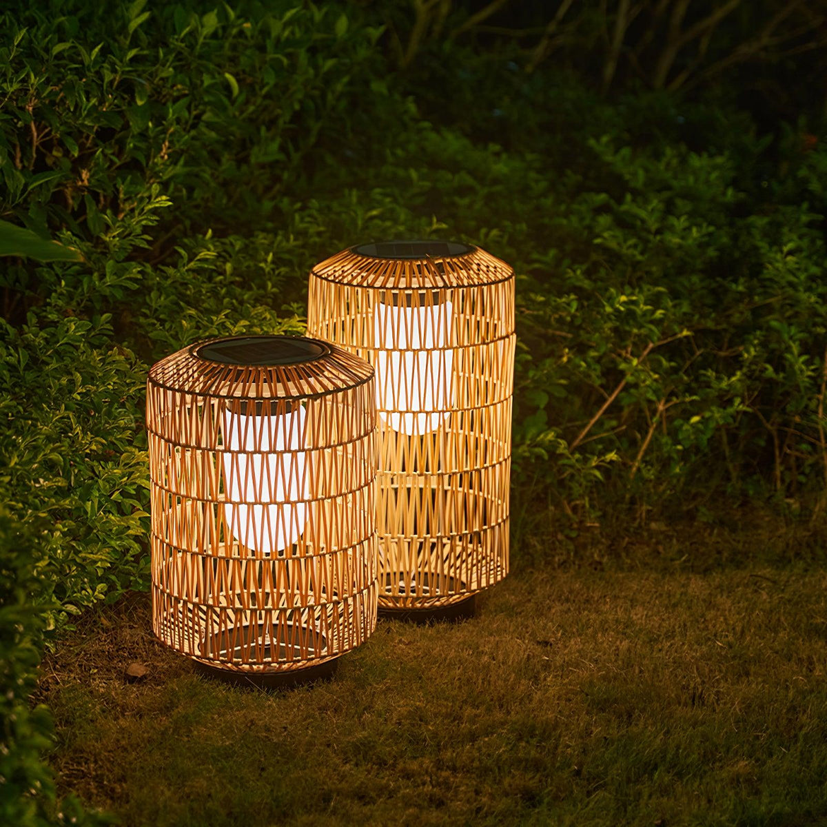 Woven Rattan Outdoor Lamp - view 24