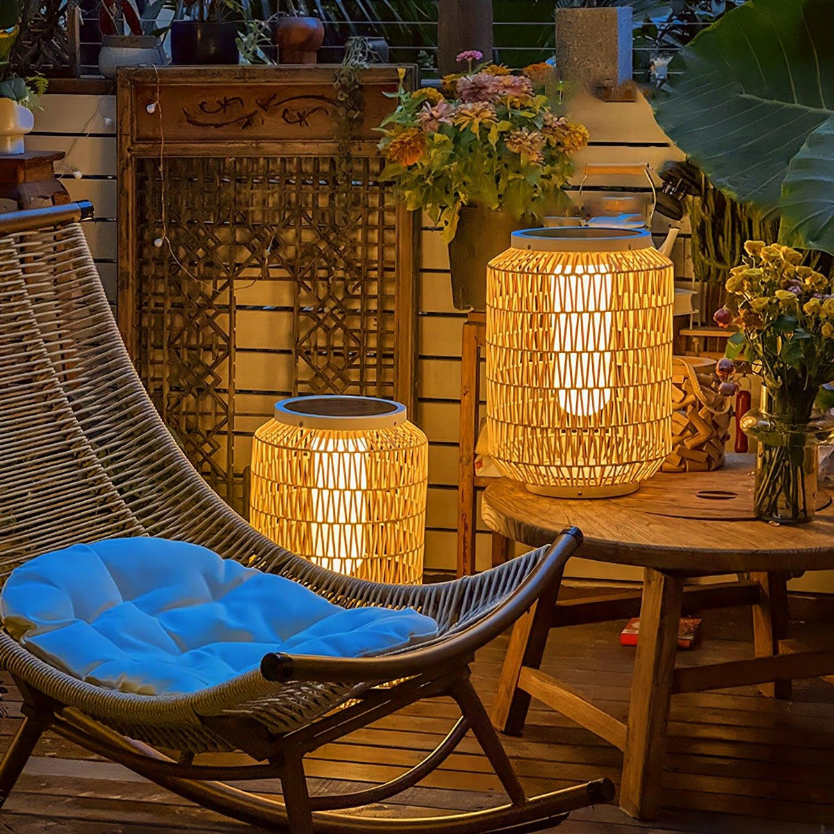 Woven Rattan Outdoor Lamp - view 38