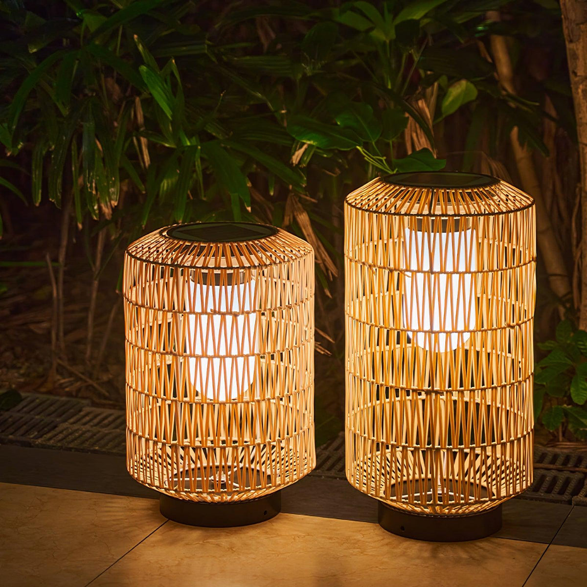 Woven Rattan Outdoor Lamp - view 11
