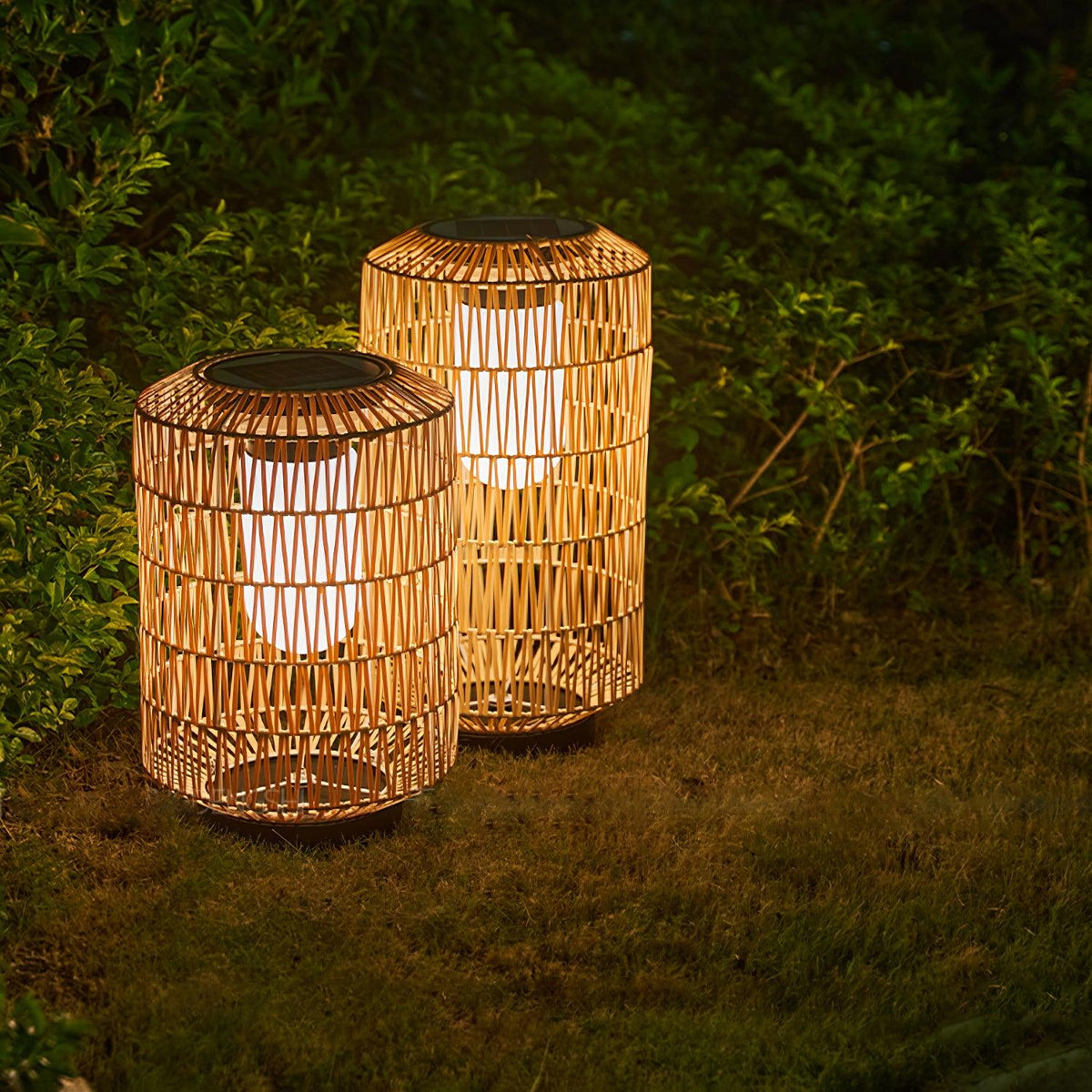Woven Rattan Outdoor Lamp - view 12