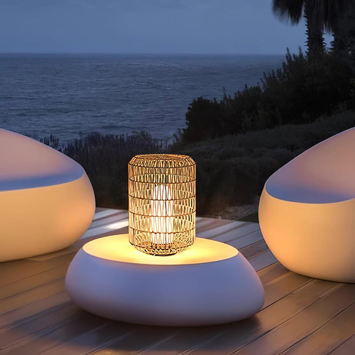 Woven Rattan Outdoor Lamp - view 27