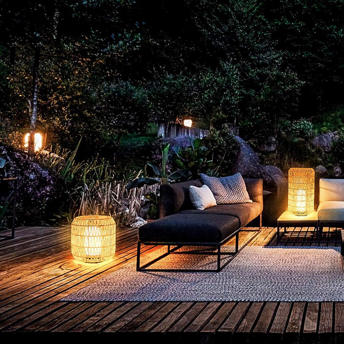 Woven Rattan Outdoor Lamp - view 28