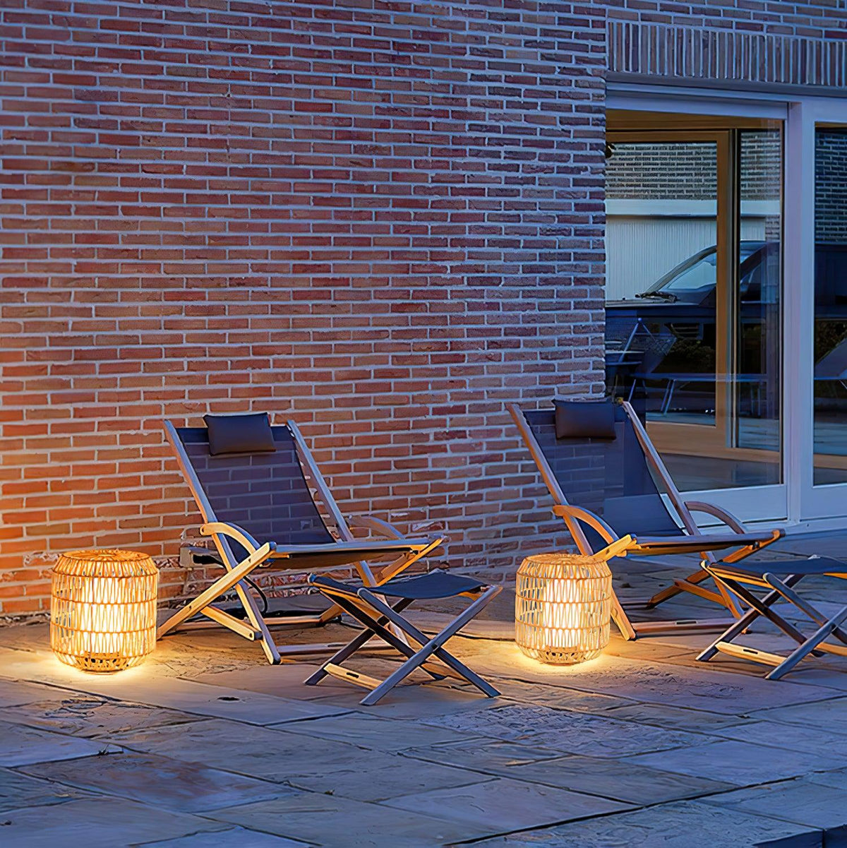 Woven Rattan Outdoor Lamp - view 14