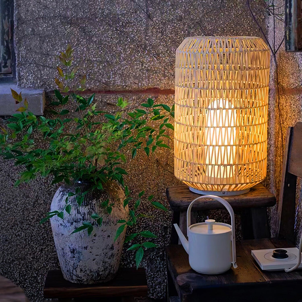 Woven Rattan Outdoor Lamp - view 32