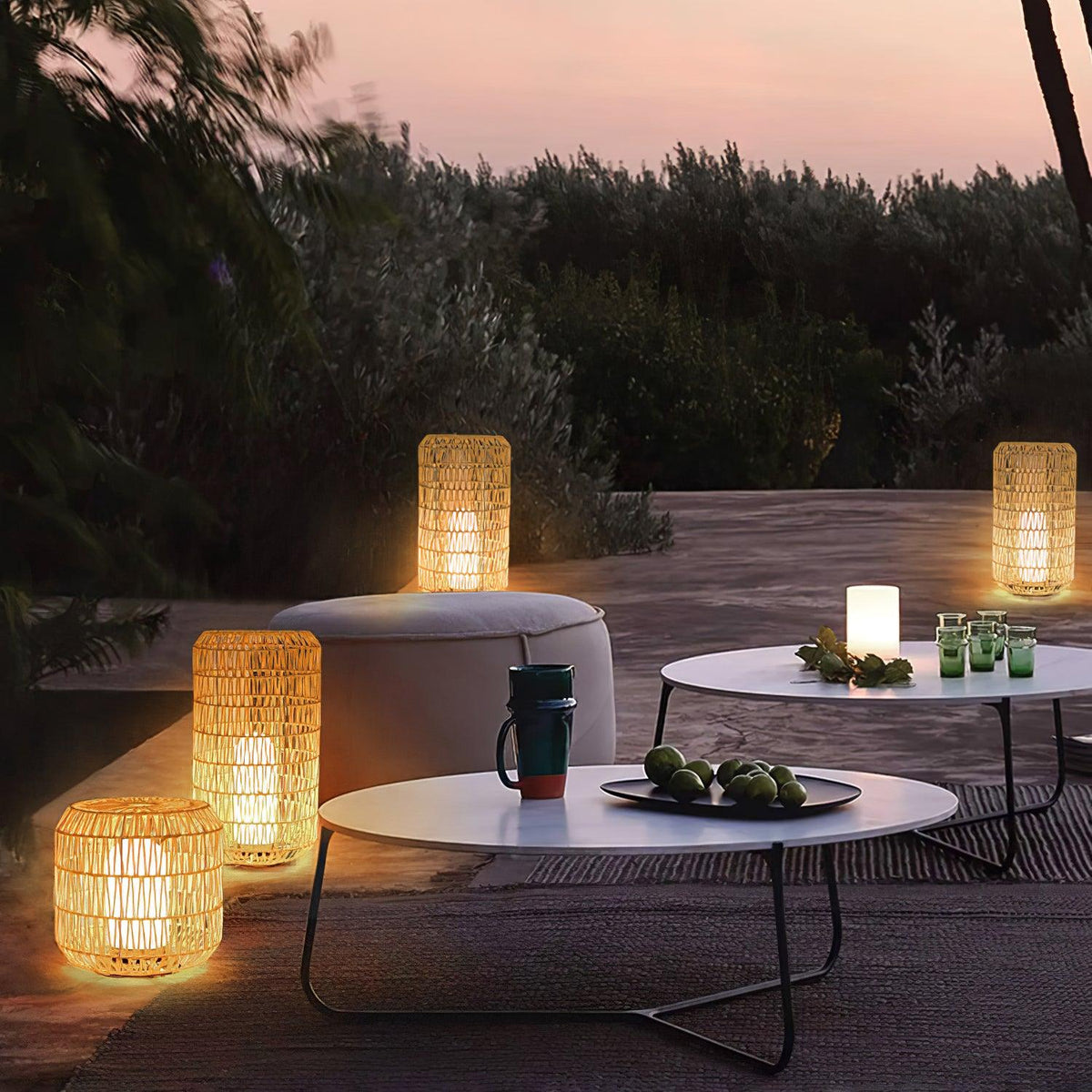 Woven Rattan Outdoor Lamp - view 15