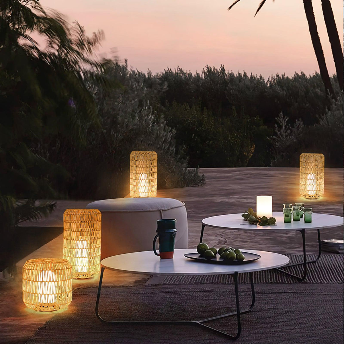 Woven Rattan Outdoor Lamp - view 37