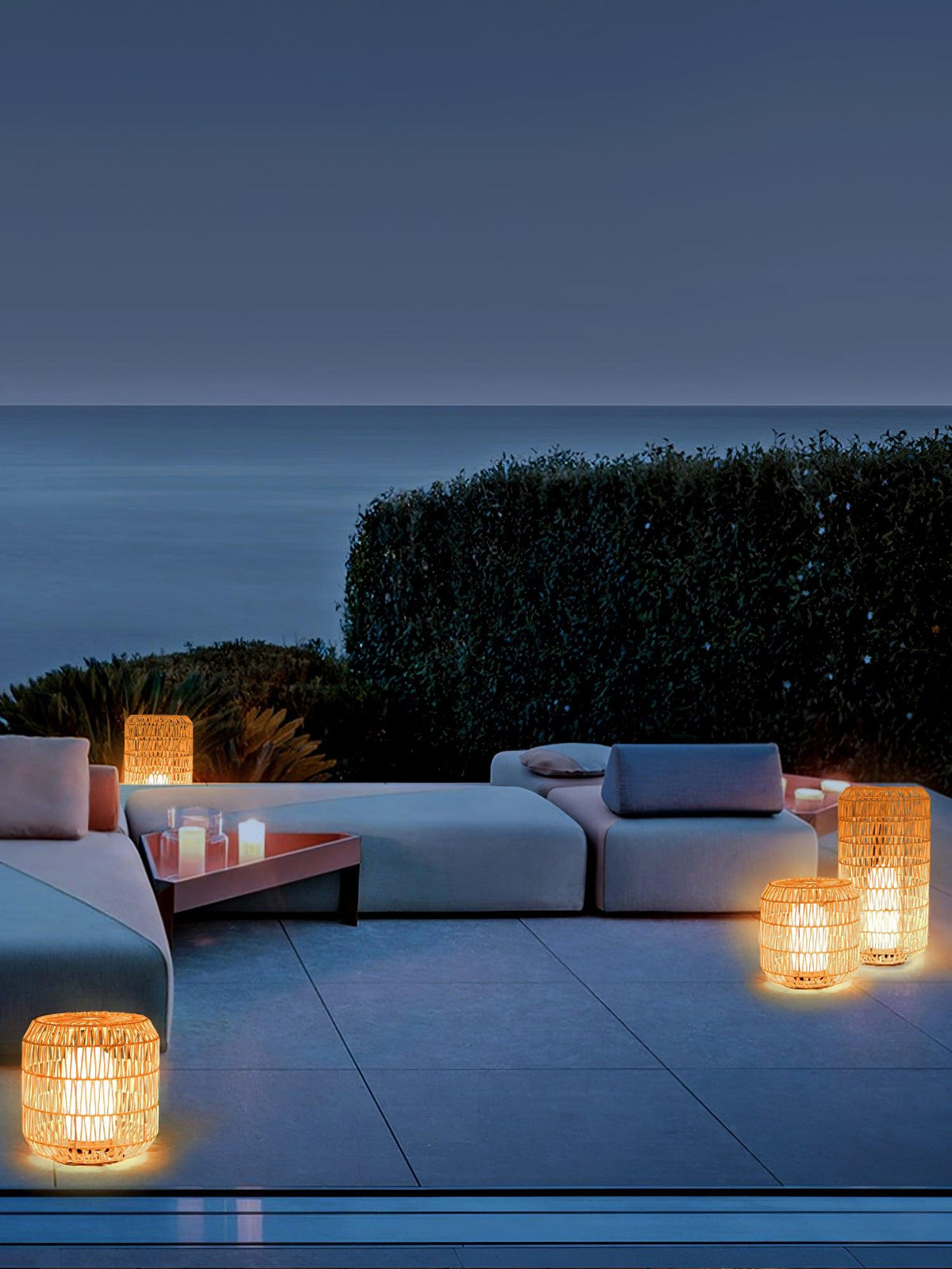 Woven Rattan Outdoor Lamp - view 44