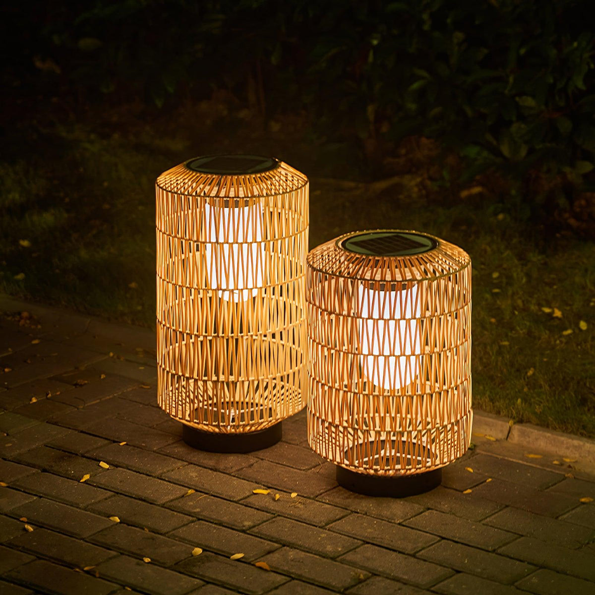 Woven Rattan Outdoor Lamp - view 13