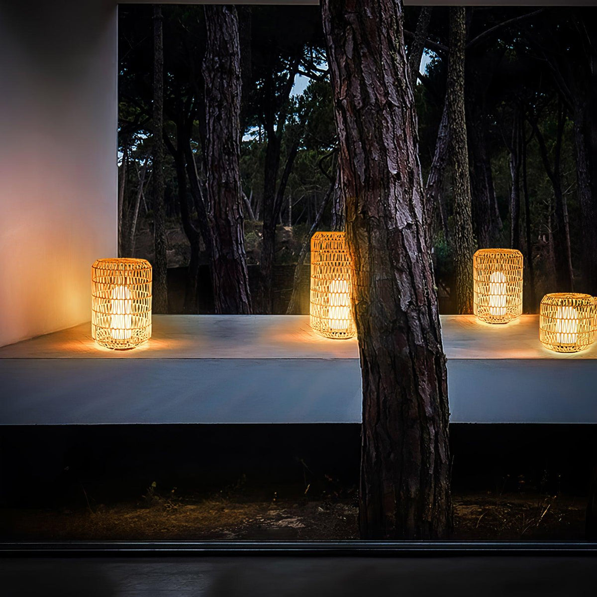 Woven Rattan Outdoor Lamp - view 47