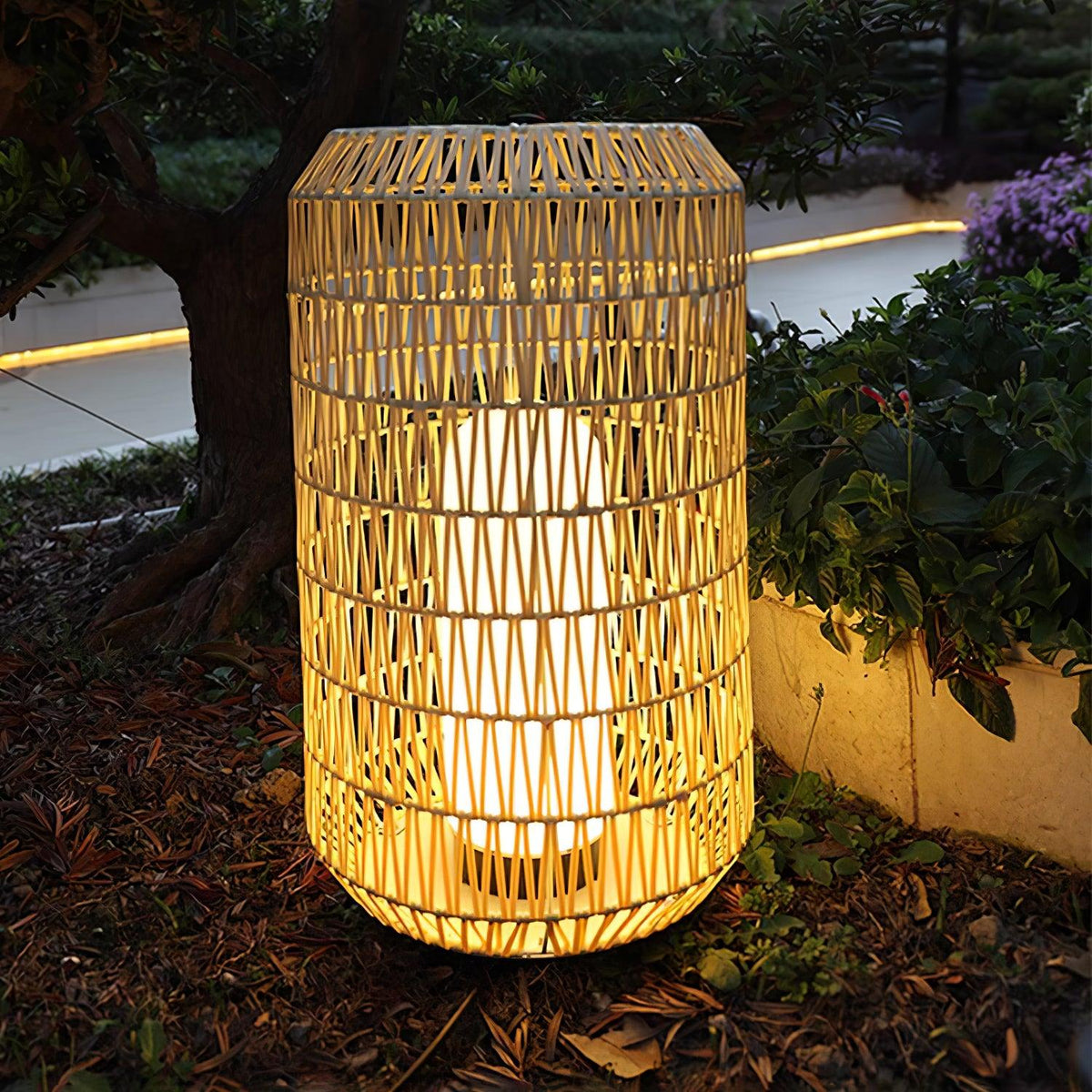 Woven Rattan Outdoor Lamp - view 16