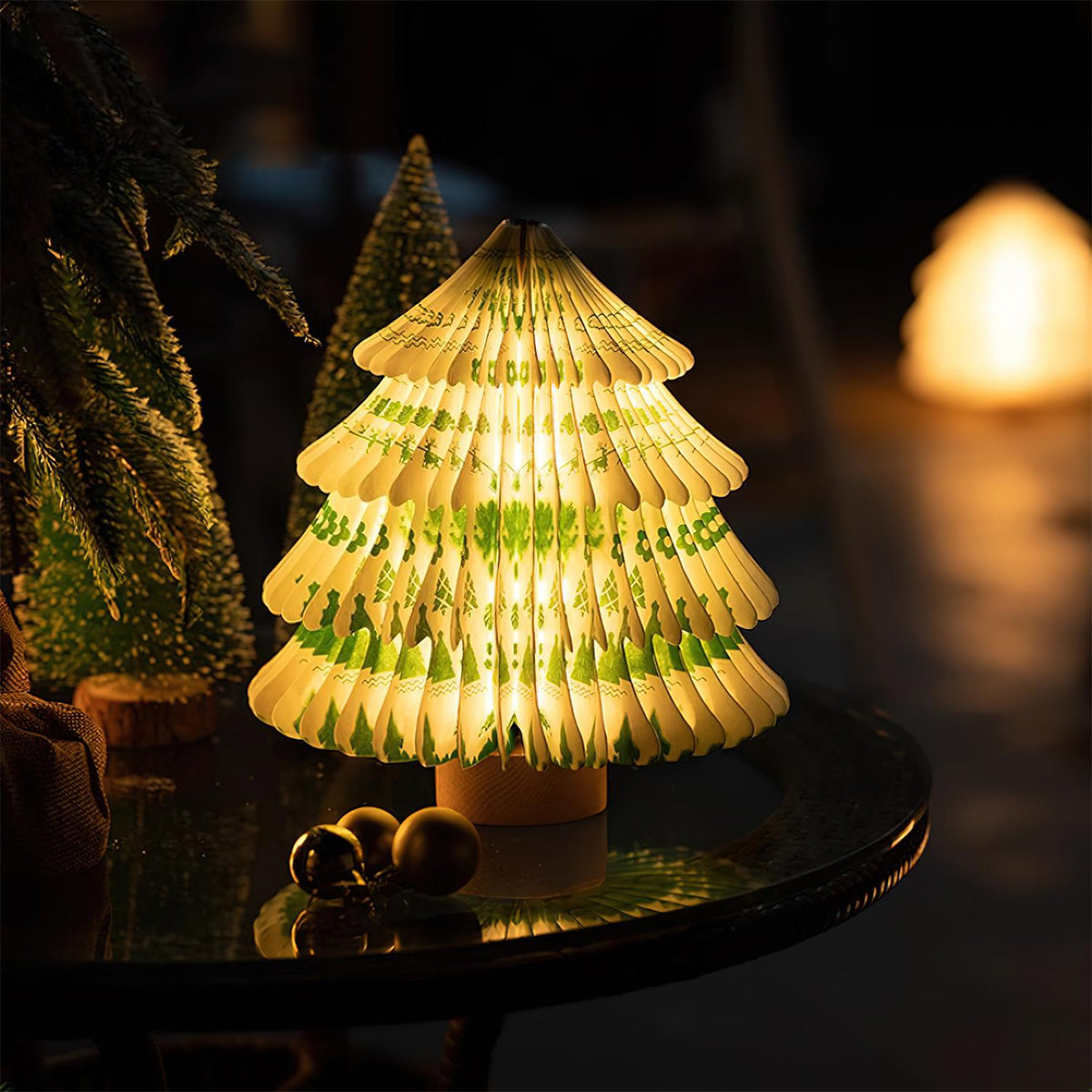 Xmas Tree Fold Table Lamp - view 6