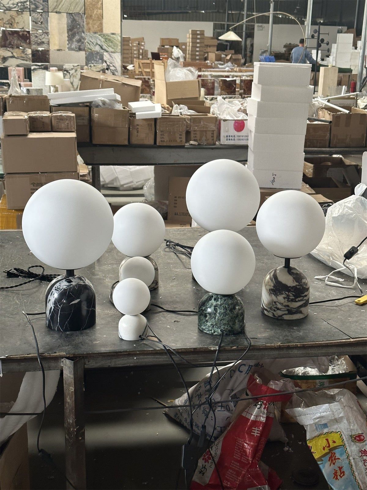 Yannick Marble Table Lamp - view 26