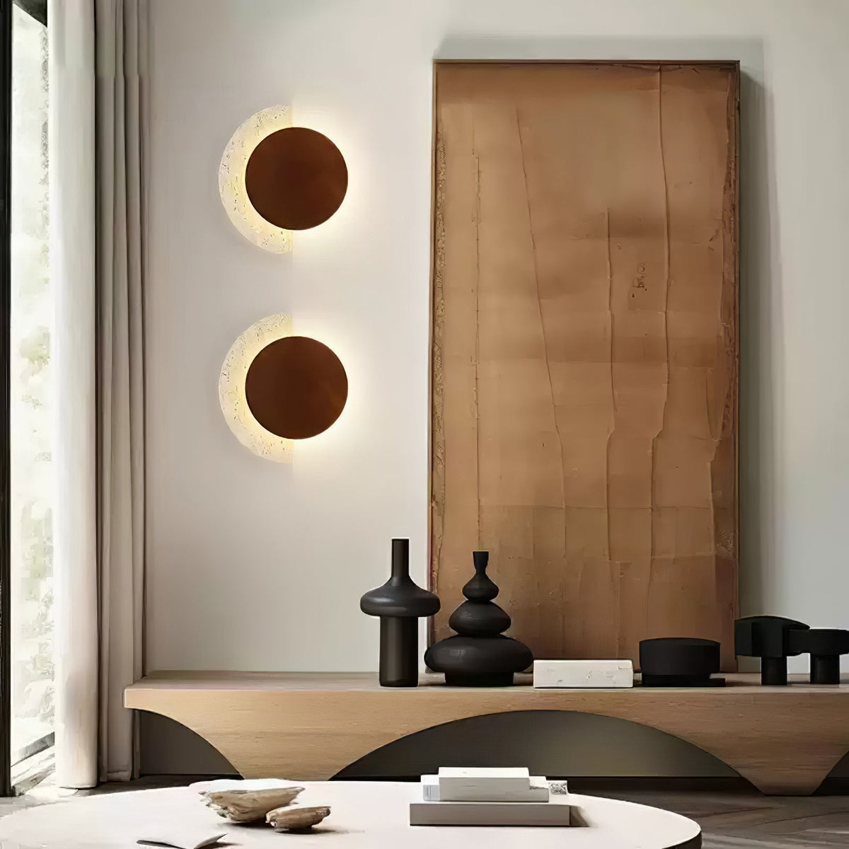 Crescent Halo Wall Sconce